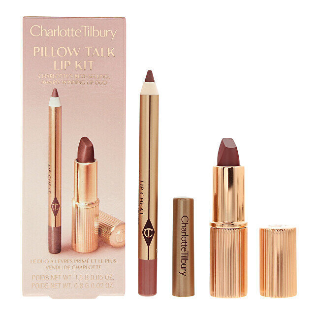 Setti Charlotte Tilbury Pillow Talk Medium: Lip Cheat huulipuna, 0,8 g + 1,5 g Matte Revolution huulipuna hinta ja tiedot | Huulipunat, huulikiillot ja huulirasvat | hobbyhall.fi