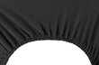 DecoKing jersey Amber Black muotoonommeltu lakana, 120x200 cm hinta ja tiedot | Lakanat | hobbyhall.fi