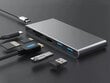 Sovitin HUB USB-C SSD-kotelo M2 8in1 HDMI 4K SD USB 3.0 PD M.2 Zenwire hinta ja tiedot | Adapterit | hobbyhall.fi