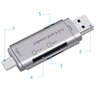 Kortinlukija SD MicroSD TF USB 3.0 USB-C OTG 5Gb/s hinta ja tiedot | Puhelimen muistikortit | hobbyhall.fi