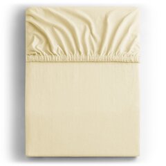 Muotoonommeltu lakana DecoKing Jersey Amber White, 160x200 cm hinta ja tiedot | Lakanat | hobbyhall.fi