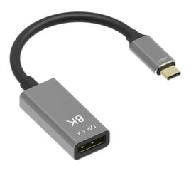 Kaapelisovitin USB-C DisplayPort 1.4 8K 5K 4K 240Hz Zenwire hinta ja tiedot | Adapterit | hobbyhall.fi