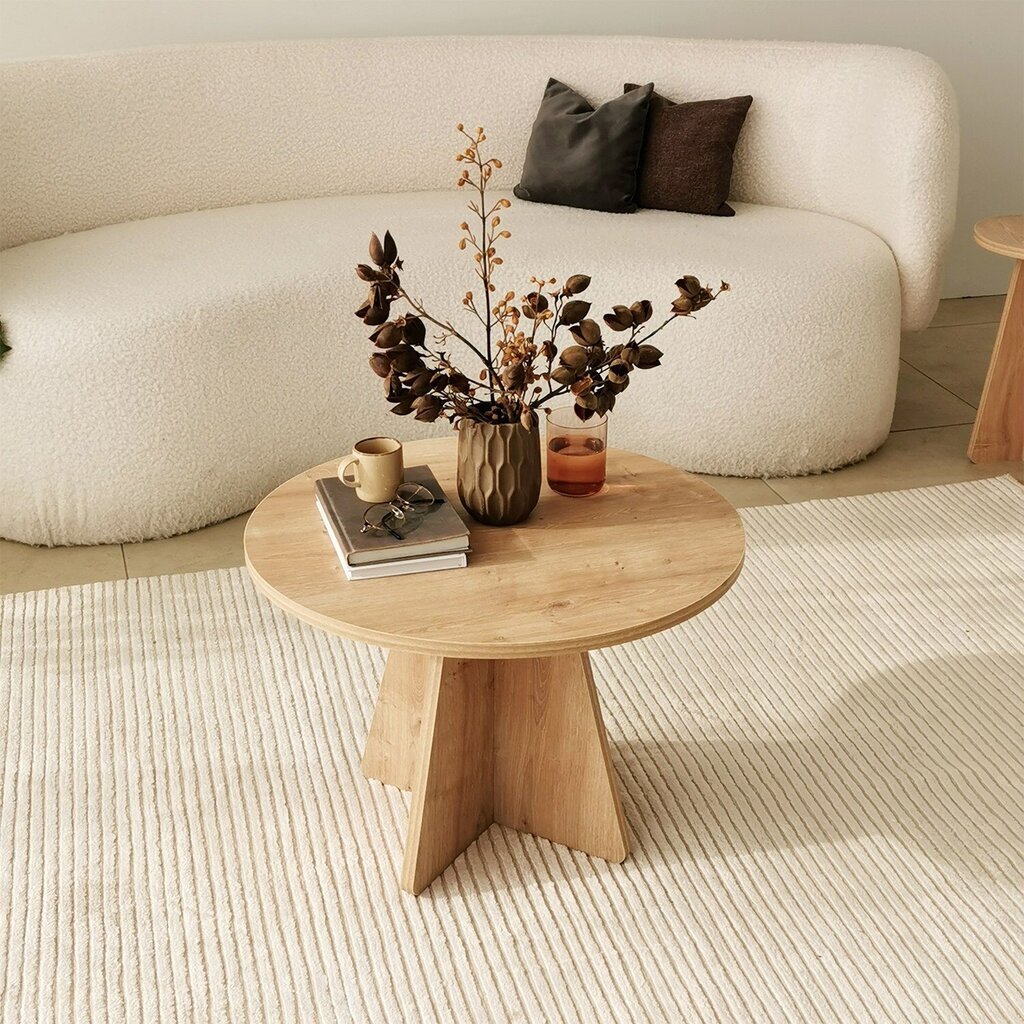 Sohvapöytä Asir, 60x40x60cm, beige hinta ja tiedot | Sohvapöydät | hobbyhall.fi