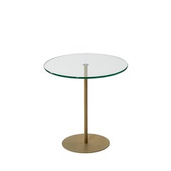 Sivupöytä Asir, 50x50x50cm, kultainen hinta ja tiedot | Sohvapöydät | hobbyhall.fi