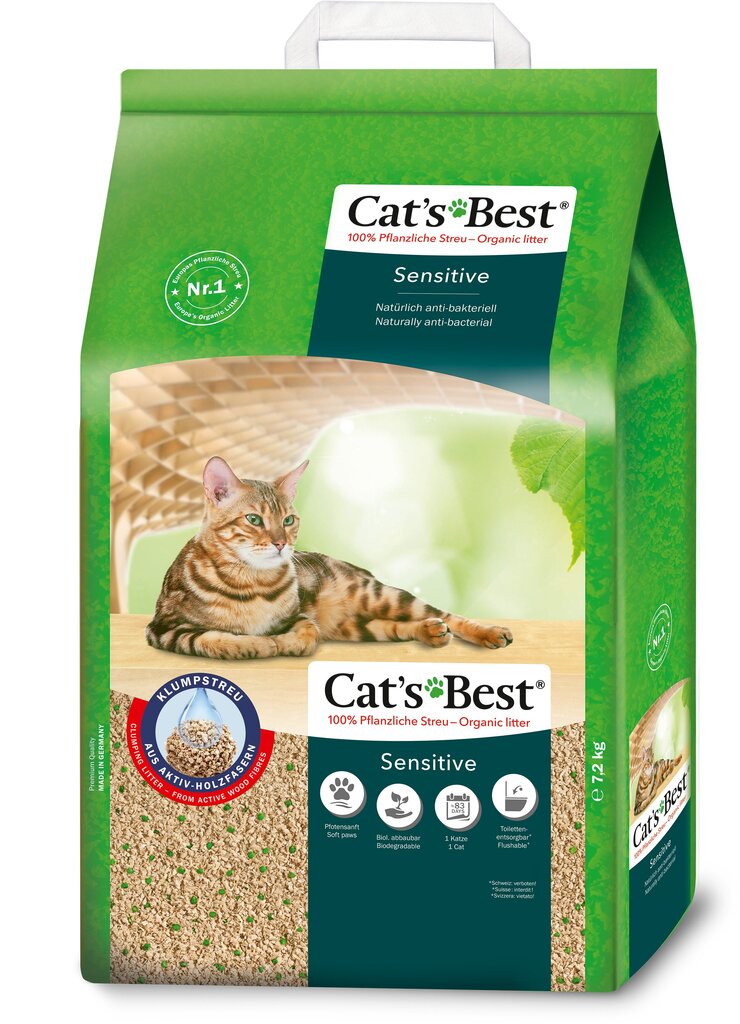 kissanhiekka Cat's Best Sensitive 20l hinta ja tiedot | Kissanhiekka | hobbyhall.fi