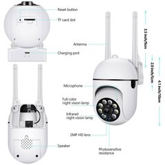 Automaattinen liikkeenseurantakamera LIVMAN LM-013 hinta ja tiedot | LIVMAN Kodin remontointi | hobbyhall.fi