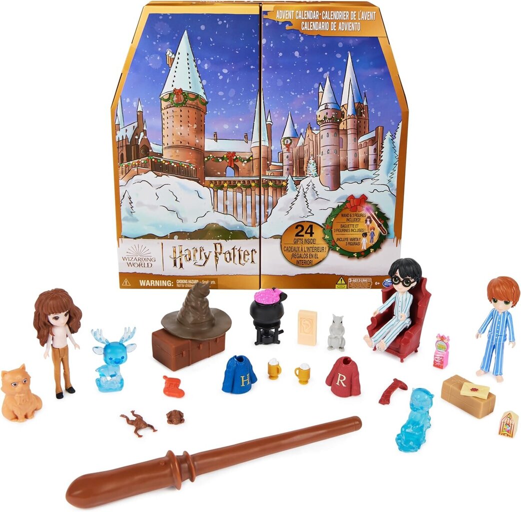 Harry Potter Joulukalenteri Magic Wand 2023 (6067358) hinta ja tiedot | Tyttöjen lelut | hobbyhall.fi