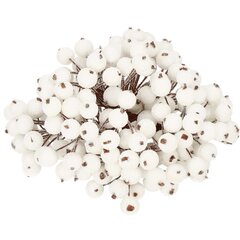 Keinotekoinen Rowan Frosty White 12 MM 100 kpl. hinta ja tiedot | Springos Joulu | hobbyhall.fi