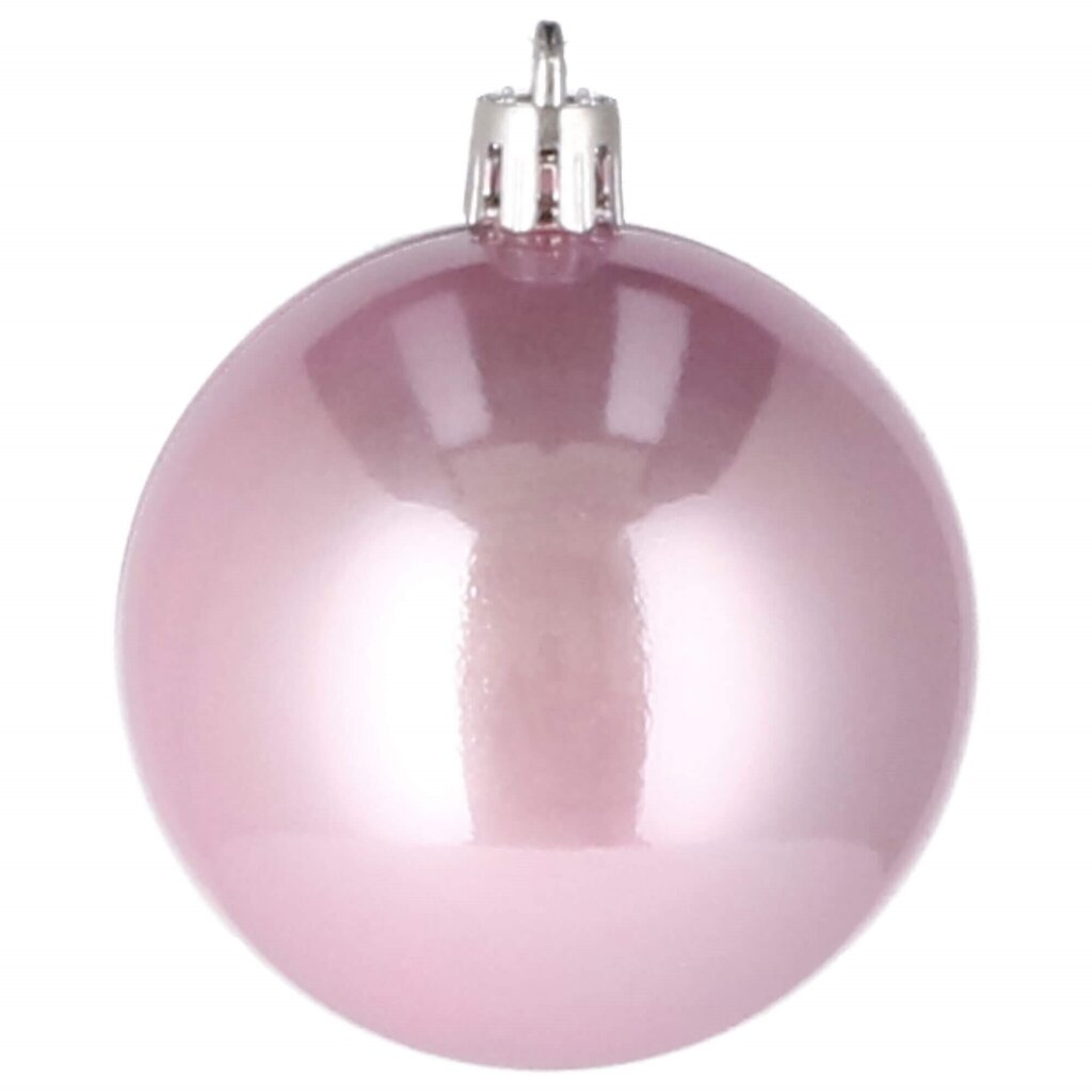 Joulupallot, pinkki, 37 kpl. hinta ja tiedot | Joulukuusen koristeet | hobbyhall.fi