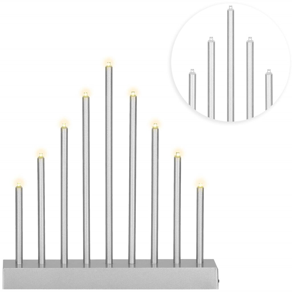 Koristeellinen Led-kynttelikkö Springos CL0853 9 kpl hinta ja tiedot | Joulukoristeet | hobbyhall.fi