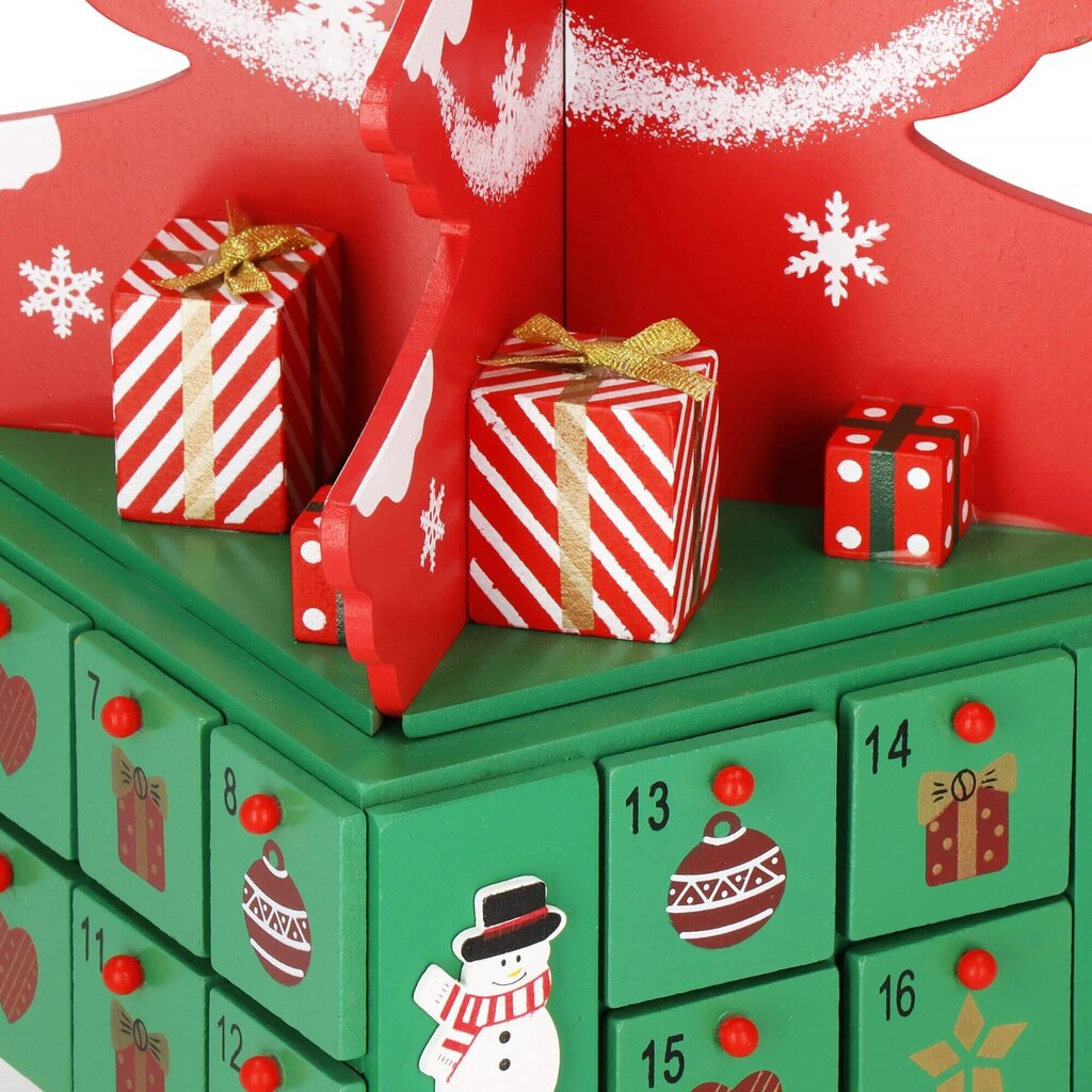 Joulukalenteri Joulukuusi CA1073 hinta ja tiedot | Joulukoristeet | hobbyhall.fi