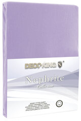 Muotoonommeltu lakana DecoKing Jersey Nephrite Black Collection, 200x200 cm hinta ja tiedot | Lakanat | hobbyhall.fi