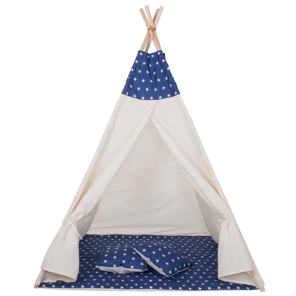 Tipi teltta Springos TIP08 tummansininen hinta ja tiedot | Teltat | hobbyhall.fi