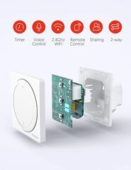 TECKIN Smart Switch, Alexa/Google Home/IOS/Android, ääni/kaukosäädin, ajastin hinta ja tiedot | TECKIN Kodin remontointi | hobbyhall.fi
