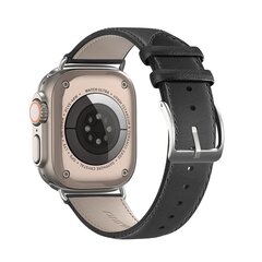 DUX DUCIS YS - nahkaranneke Apple Watch 38 / 40 / 41 mm mustalle hinta ja tiedot | Älykellojen ja aktiivisuusrannekkeiden lisätarvikkeet | hobbyhall.fi