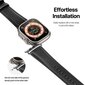 DUX DUCIS YS - nahkaranneke Apple Watch 42 / 44 / 45 / 49 mm mustalle hinta ja tiedot | Älykellojen ja aktiivisuusrannekkeiden lisätarvikkeet | hobbyhall.fi