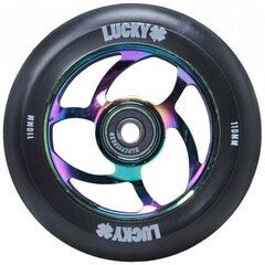 Lucky Torsion Pro -potkulaudan pyörä (110mm|neo/musta) hinta ja tiedot | Lucky Lapset | hobbyhall.fi