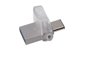 MEMORY DRIVE FLASH USB3.1/128GB DTDUO3C/128GB KINGSTON hinta ja tiedot | Muistitikut | hobbyhall.fi