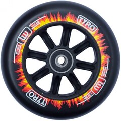 Longway Tyro Nylon Core Pro -potkulaudan pyörä (110mm|Musta/Fire Flame) hinta ja tiedot | Potkulaudat | hobbyhall.fi