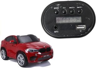 Musiikkipaneeli BMW X6M -sähköautolle lapsille hinta ja tiedot | Lasten sähköautot | hobbyhall.fi