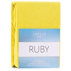 AmeliaHome Ruby -muotoonommeltu lakana, keltainen hinta ja tiedot | Lakanat | hobbyhall.fi