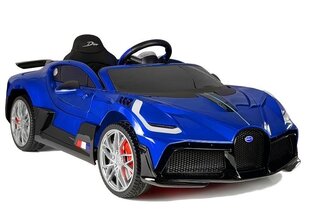 Bugatti Divo yksipaikkainen sähköauto lapsille, sininen hinta ja tiedot | Lasten sähköautot | hobbyhall.fi