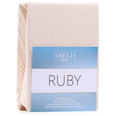 AmeliaHome Ruby -muotoonommeltu lakana, v.beige hinta ja tiedot | Lakanat | hobbyhall.fi