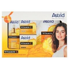 Astrid C-vitamiinin täydellinen kirkastava ryppyjä ehkäisevä hoito: päivävoide, 50 ml + yövoide, 50 ml + seerumi, 30 ml + kangasnaamio hinta ja tiedot | Kasvovoiteet | hobbyhall.fi