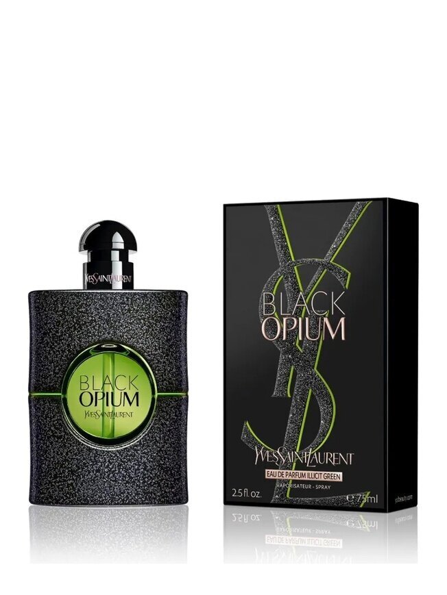 Tuoksu Yves Saint Laurent Black Opium Illicit Green EDP naisille, 75 ml hinta ja tiedot | Naisten hajuvedet | hobbyhall.fi