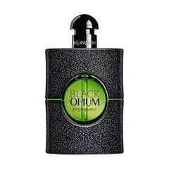 Tuoksu Yves Saint Laurent Black Opium Illicit Green EDP naisille, 75 ml hinta ja tiedot | Naisten hajuvedet | hobbyhall.fi