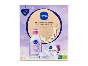 Nivea Nivea Beautiful Time naisille: voide 400 ml + päivävoide 50 ml hinta ja tiedot | Kasvovoiteet | hobbyhall.fi