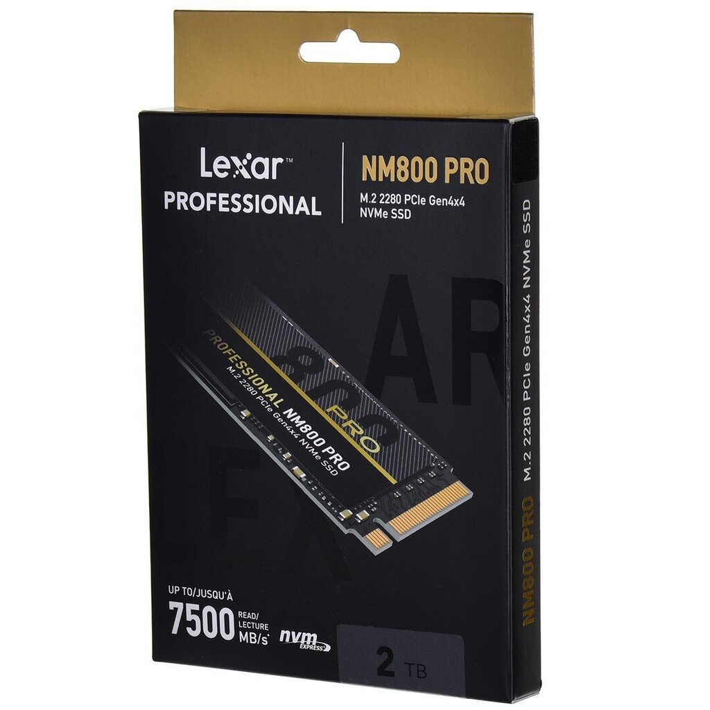 Lexar NM800 Pro 2TB M.2 2280 (LNM800P002T-RNNNG) hinta ja tiedot | Kovalevyt | hobbyhall.fi