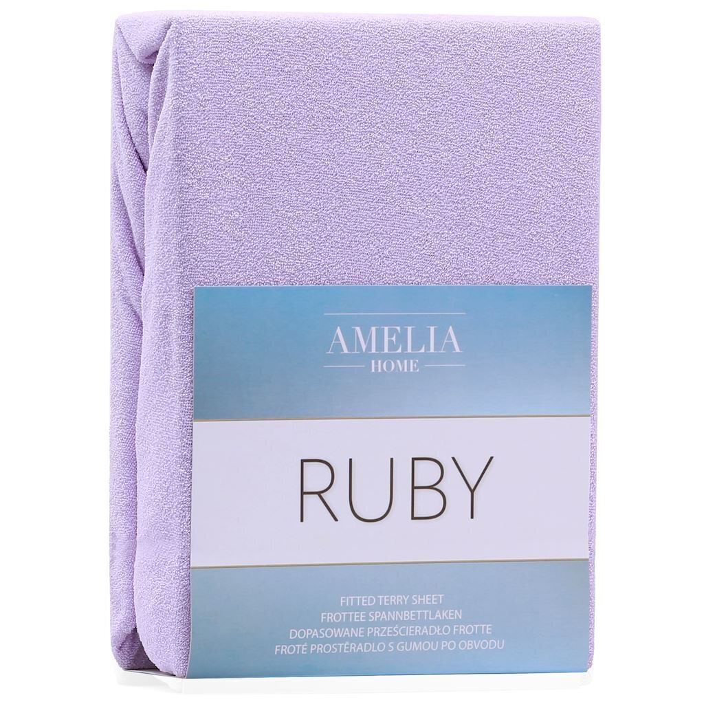 AmeliaHome Ruby -muotoonommeltu lakana, liila hinta ja tiedot | Lakanat | hobbyhall.fi