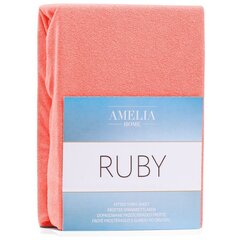 AmeliaHome Ruby -muotoonommeltu lakana, koralli - eri kokoja hinta ja tiedot | Lakanat | hobbyhall.fi