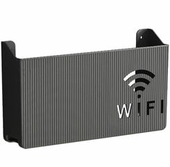 Wi-Fi-reitittimen seinäteline Perf, musta hinta ja tiedot | Hyllyt | hobbyhall.fi