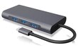 USB-C HUB 11in1 -sovitin HDMI 4K Zenwire hinta ja tiedot | Adapterit | hobbyhall.fi