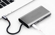 USB-C HUB 11in1 -sovitin HDMI 4K Zenwire hinta ja tiedot | Adapterit | hobbyhall.fi