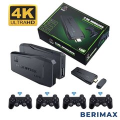 BERIMAX Pelikonsoli GAME STICK Lite 4K MAX setti BRM_2201038 hinta ja tiedot | Berimax Pelaaminen | hobbyhall.fi