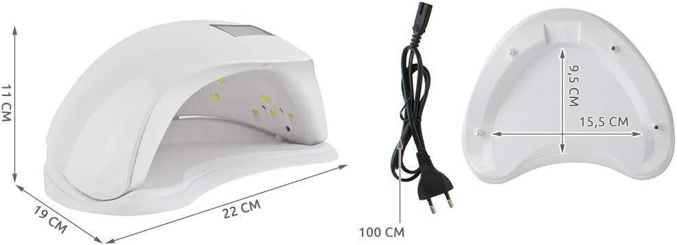 UV-kynsilamppu 24 LED 48W BTL BERIMAX BRM_1904051 hinta ja tiedot | Manikyyri ja pedikyyri | hobbyhall.fi