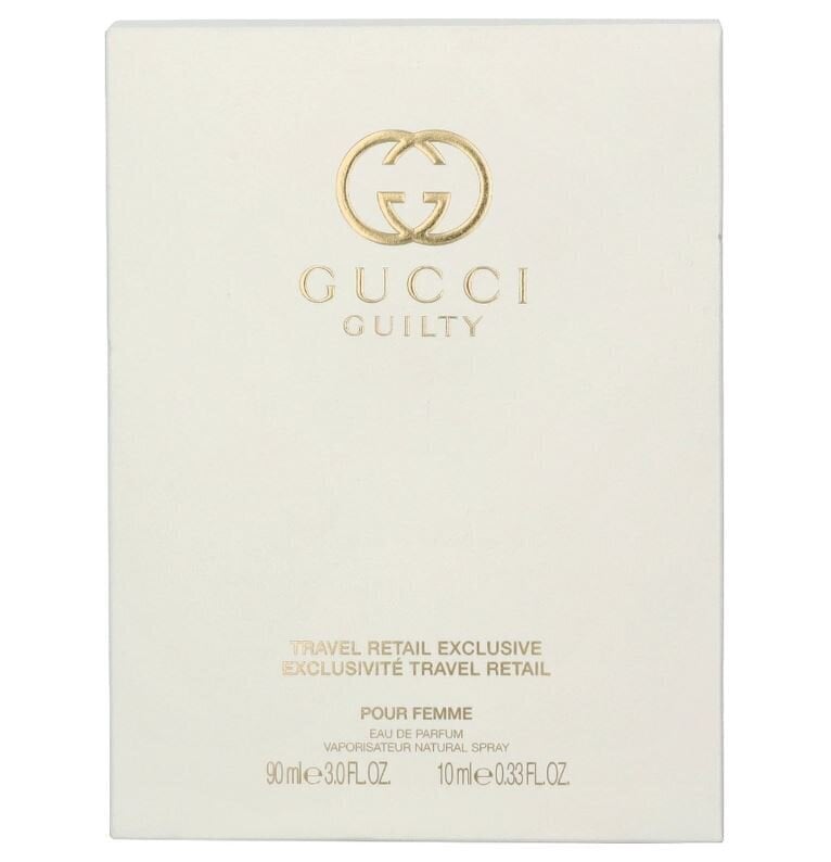 Setti Gucci Guilty naisille: Tuoksu EDP, 90 ml + matkasuihke, 10 ml. hinta ja tiedot | Naisten hajuvedet | hobbyhall.fi