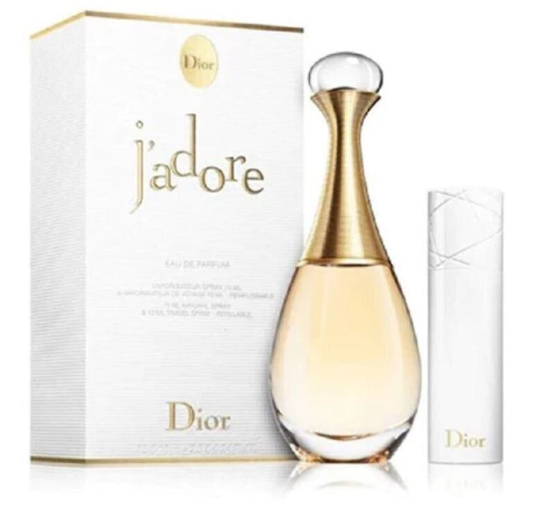 Setti Christian Dior J'Adore Jasmine Grandiflorum naisille: Eau de Parfum EDP, 100 ml + Eau de Parfum EDP, 10 ml hinta ja tiedot | Naisten hajuvedet | hobbyhall.fi