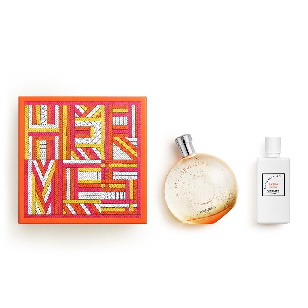 Kosmetiikkasetti Hermes Eau Des Merveilles: Tuoksu EDT, 50 ml + vartalovoide, 40 ml hinta ja tiedot | Vartalovoiteet ja -emulsiot | hobbyhall.fi