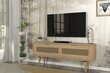 TV-teline Asir, 140x55,2x29,6cm, vaaleanruskea hinta ja tiedot | TV-tasot | hobbyhall.fi
