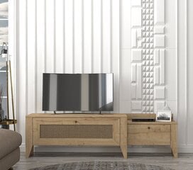 TV-teline Asir, 180x50x35cm, vaaleanruskea hinta ja tiedot | TV-tasot | hobbyhall.fi