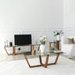 Sohvapöytä Asir, 105x35x65cm, ruskea hinta ja tiedot | Sohvapöydät | hobbyhall.fi
