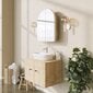 Kylpyhuonekaappi Asir, 12x45x50cm, beige hinta ja tiedot | Kylpyhuonekaapit | hobbyhall.fi
