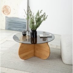 Asir sohvapöytä, 75x35x75cm, beige/musta hinta ja tiedot | Sohvapöydät | hobbyhall.fi