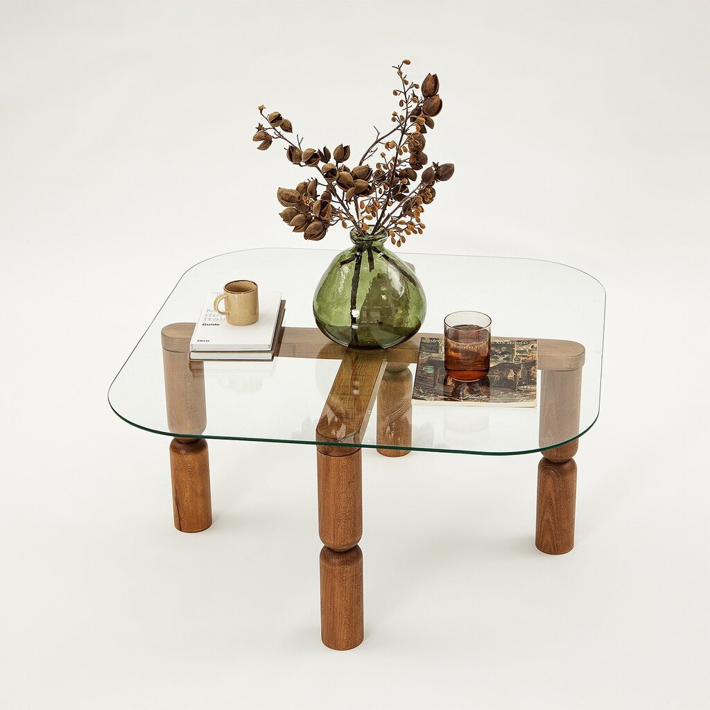 Sohvapöytä Asir, 80x40x80cm, ruskea hinta ja tiedot | Sohvapöydät | hobbyhall.fi