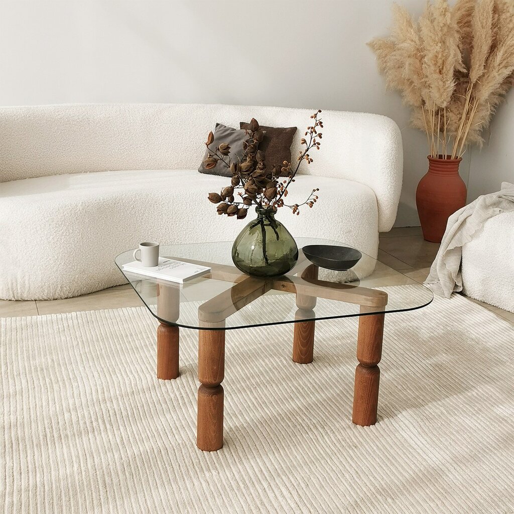 Sohvapöytä Asir, 80x40x80cm, ruskea hinta ja tiedot | Sohvapöydät | hobbyhall.fi