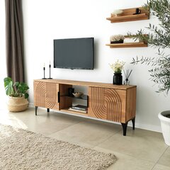 TV-teline Asir, 150x40x30cm, ruskea hinta ja tiedot | TV-tasot | hobbyhall.fi